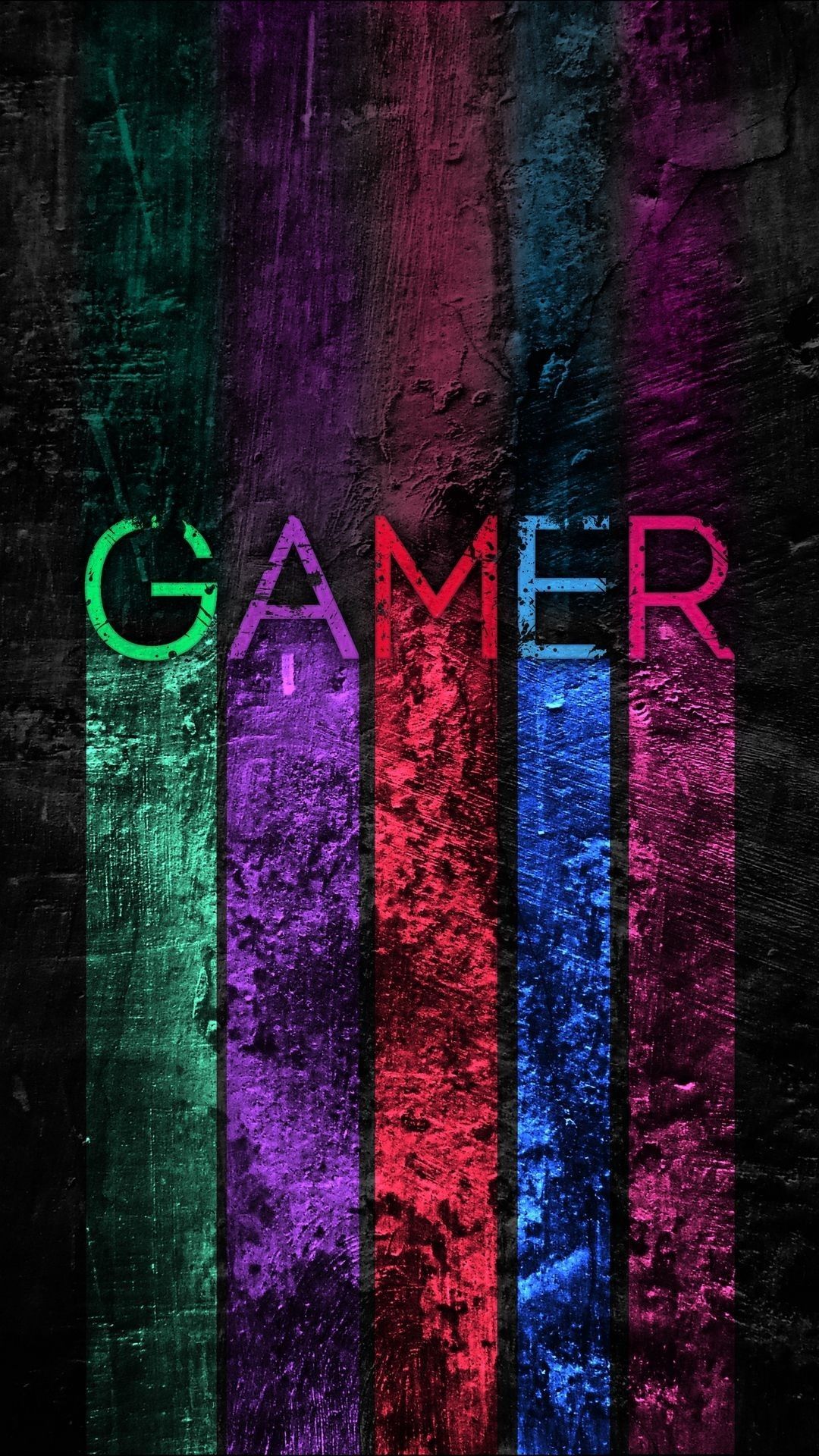 Vibrant Paint Stripes Gaming Design Download Wallpapers