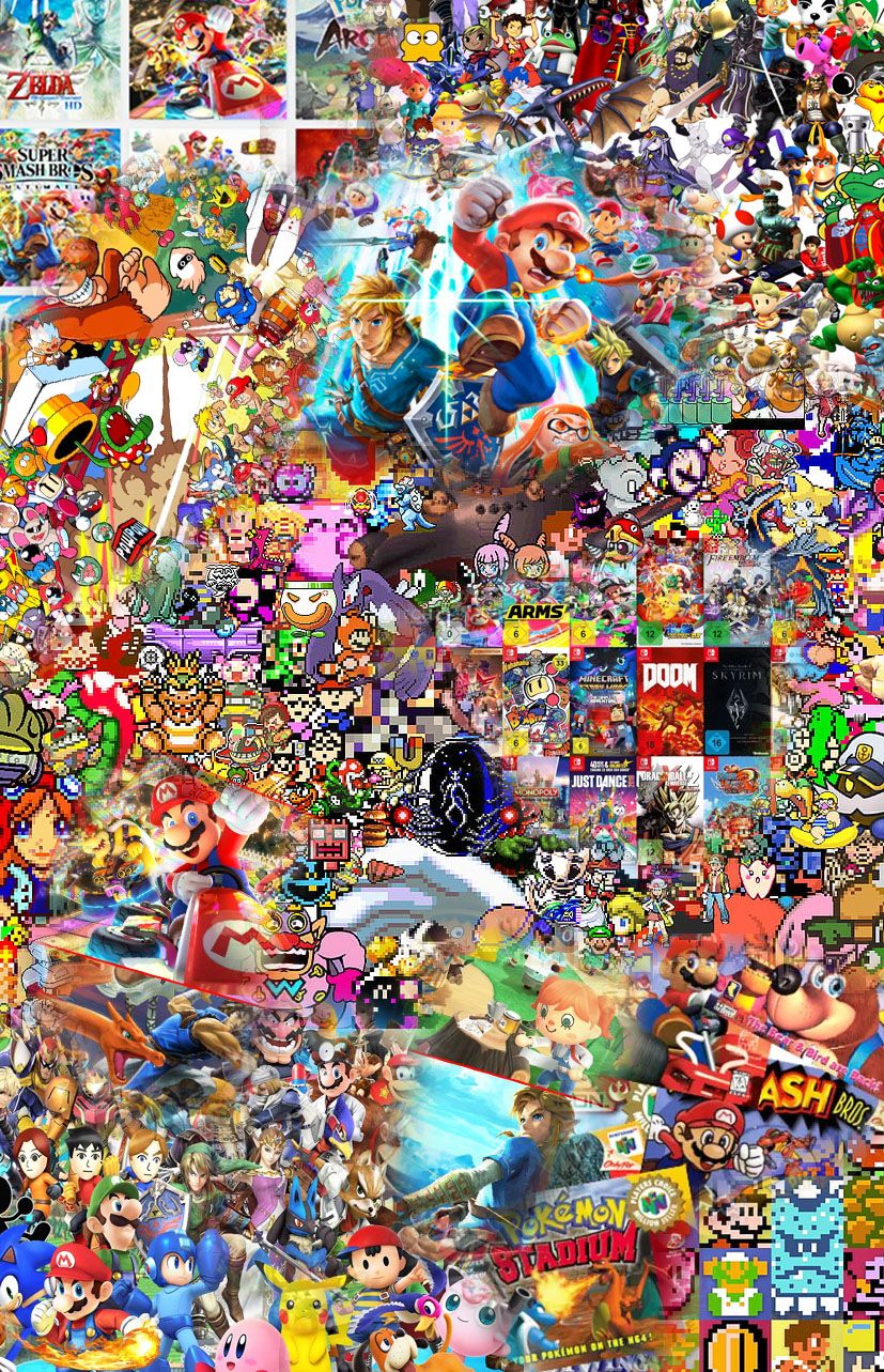 Epic Global Gaming Collage Art Download Wallpapers