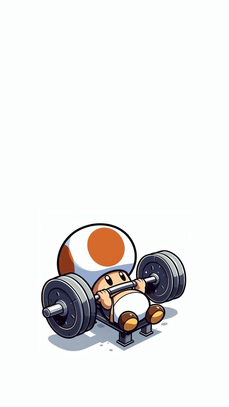 Cartoon Character Strength Workout Download Wallpapers