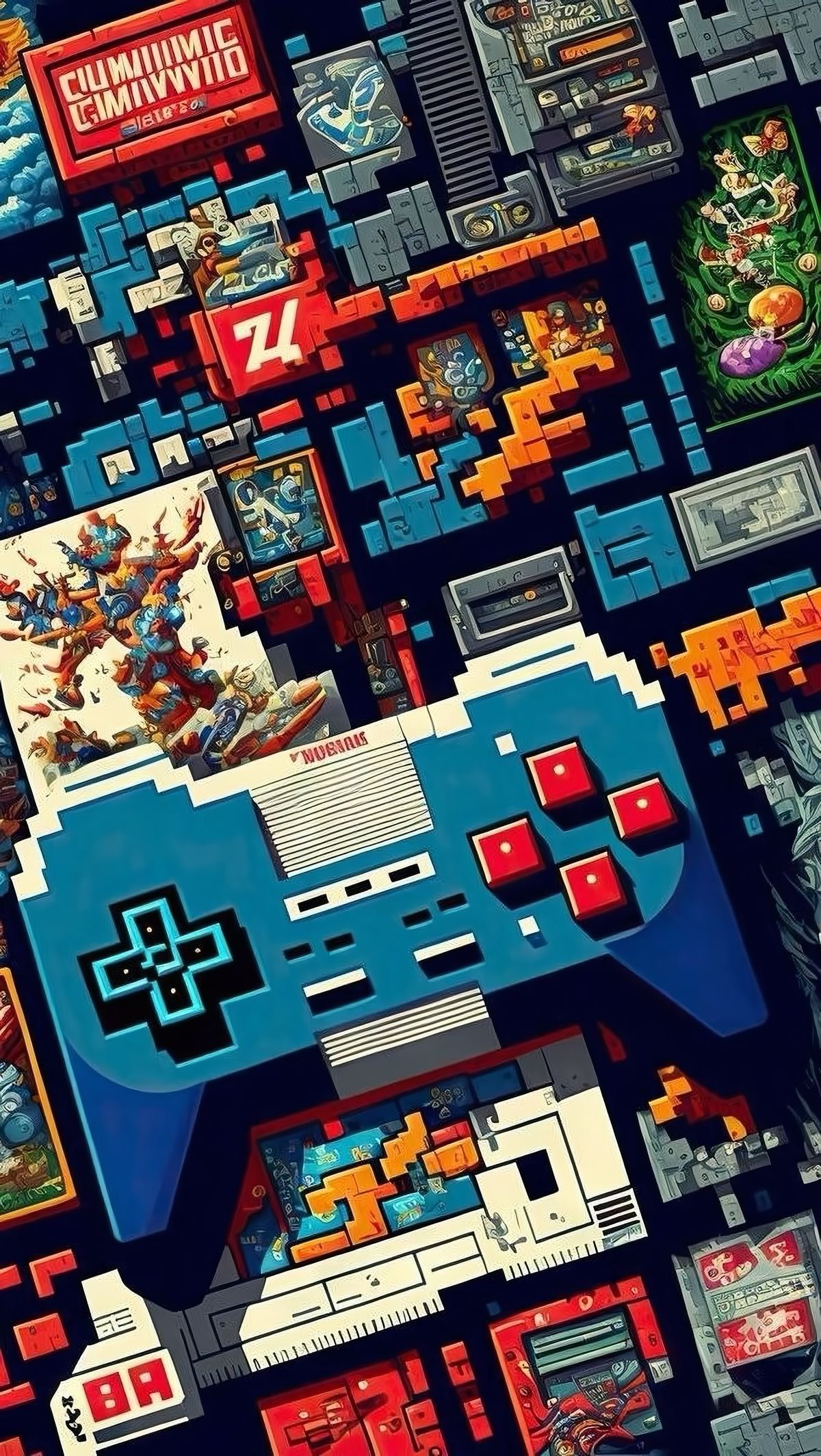 Dynamic Neon Gaming Visuals Download Wallpapers