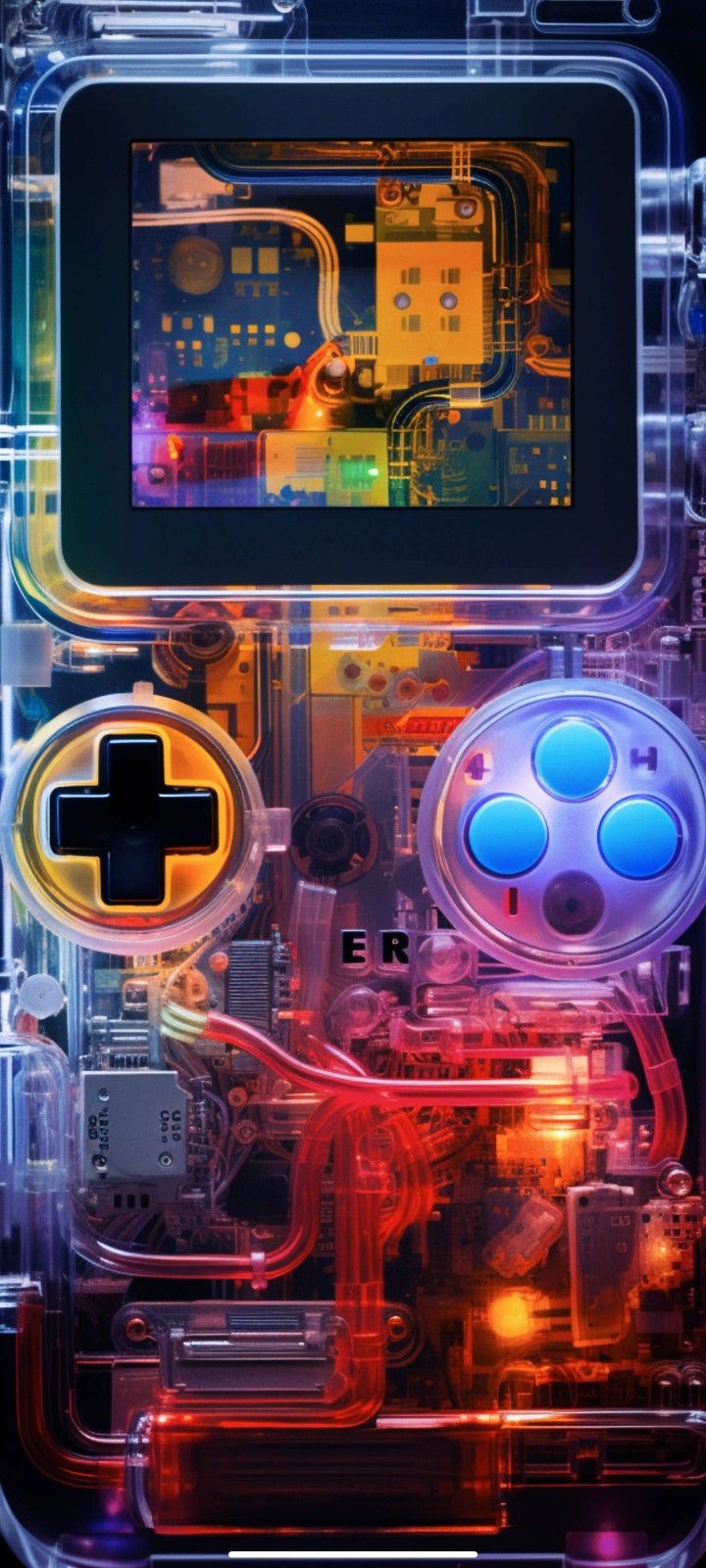 Vibrant Gaming Controller Illuminated Download Wallpapers
