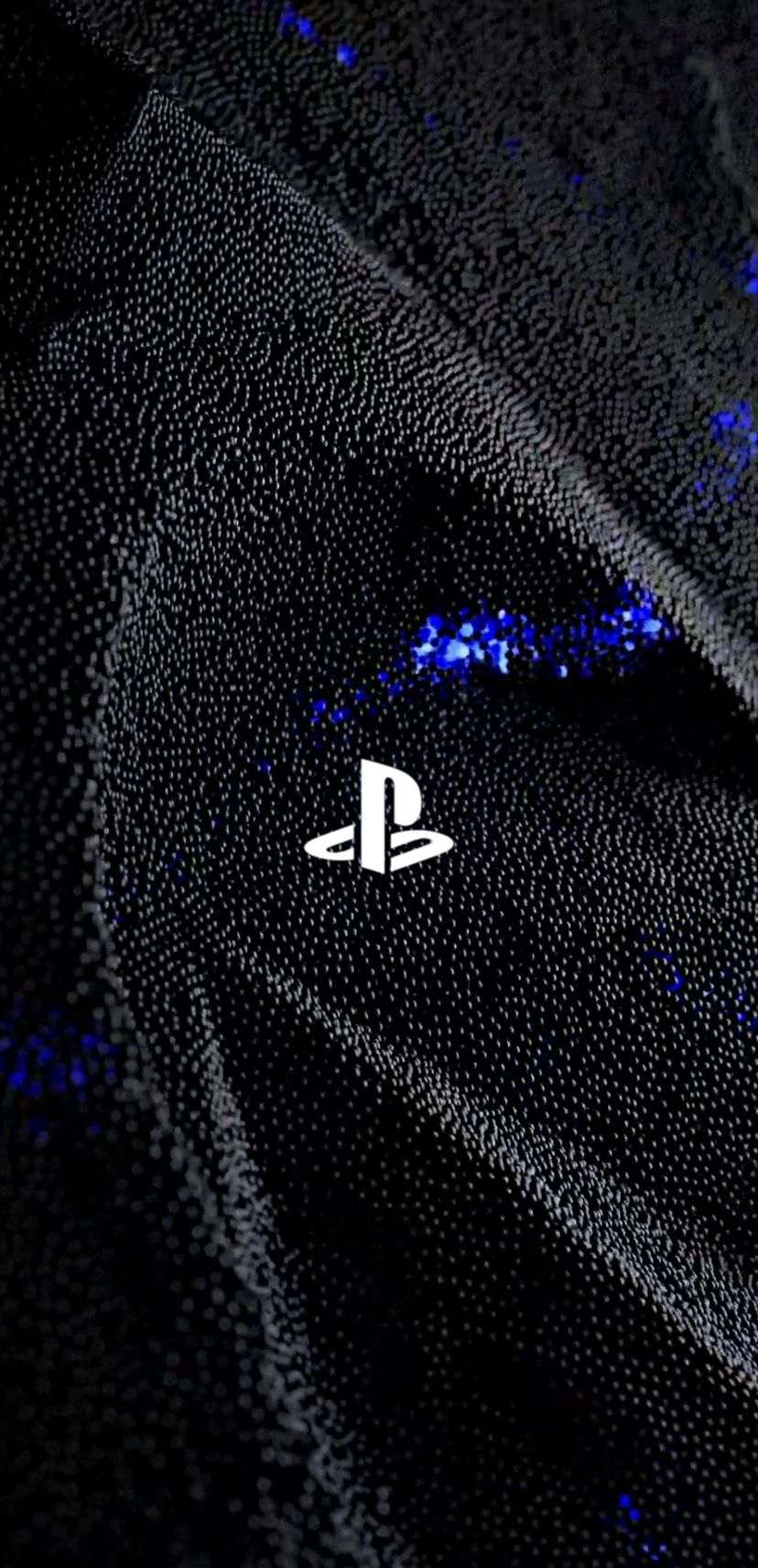 PlayStation Logo with Blue Glow Download Wallpapers