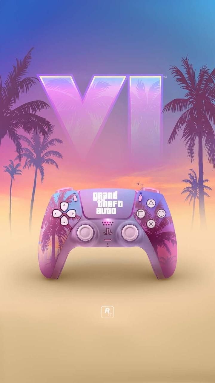 Gaming Controller on Sandy Beach Download Wallpapers