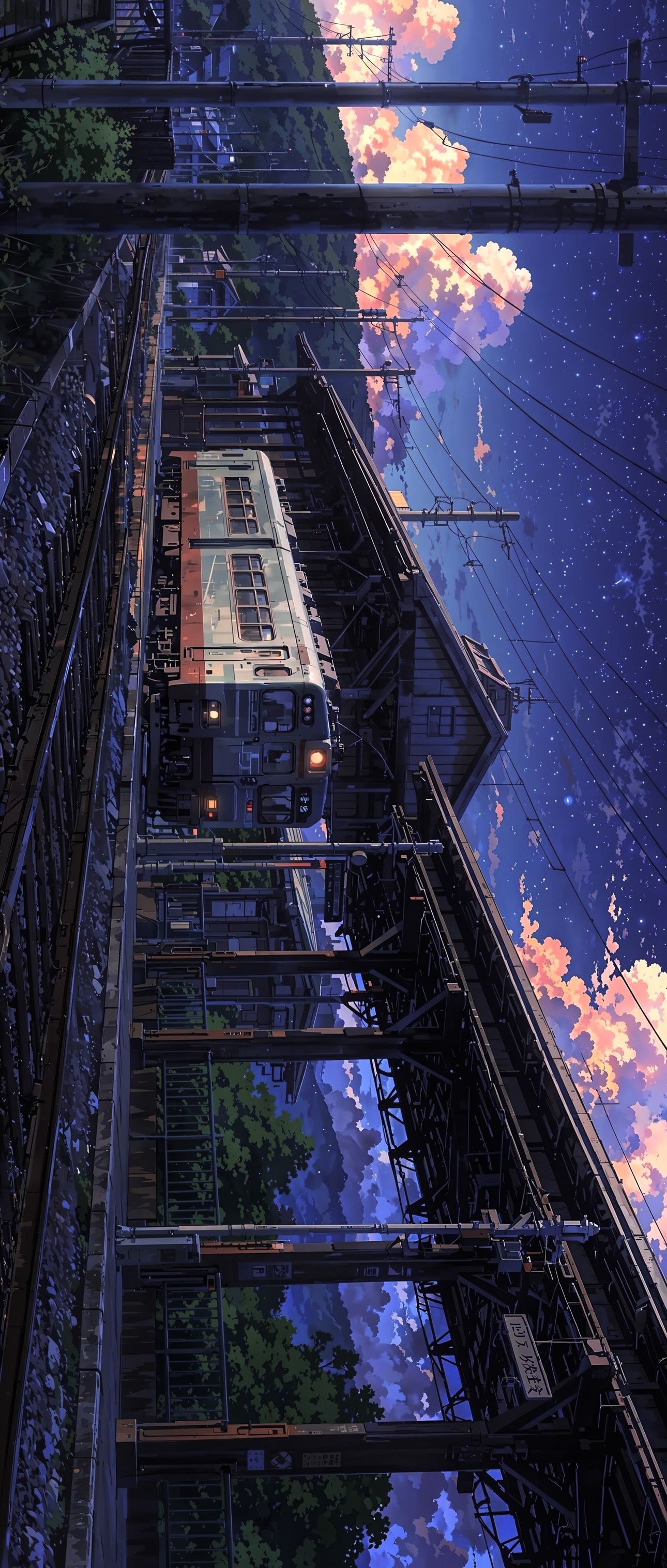 Train Journey Through Verdant Forest Download Wallpapers