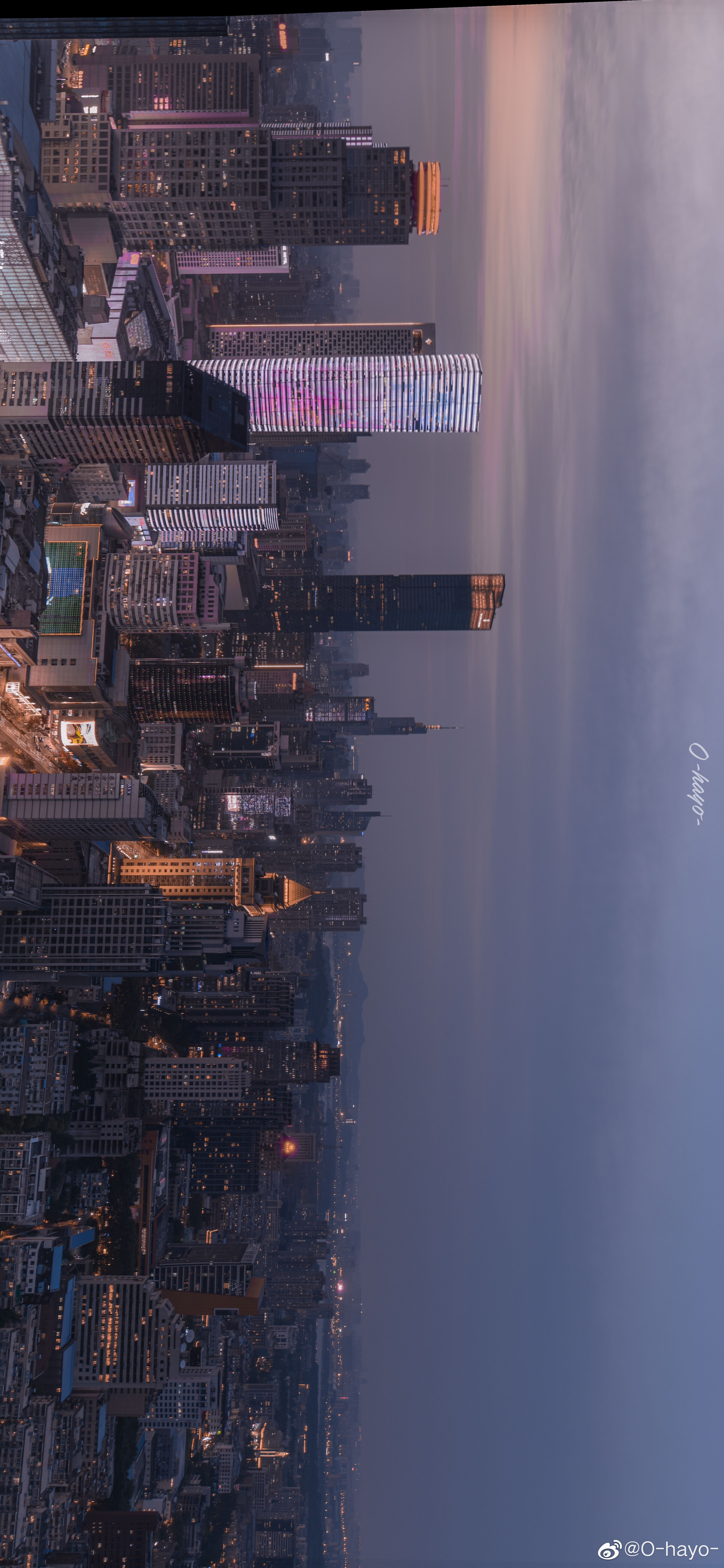 Manhattan Skyline at Dusk Download Wallpapers