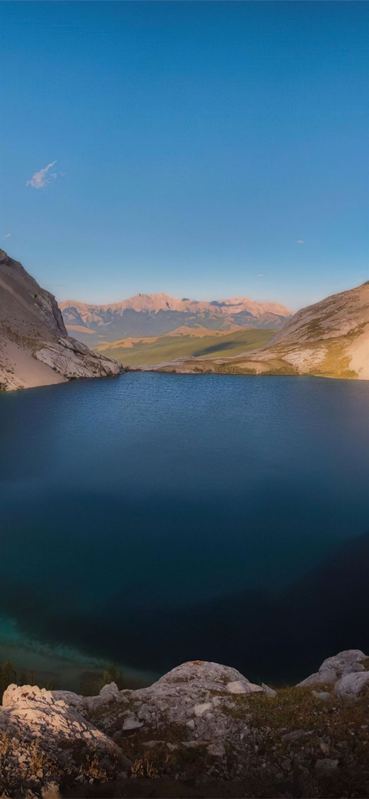 Serene Mountain Lake Reflection Download Wallpapers