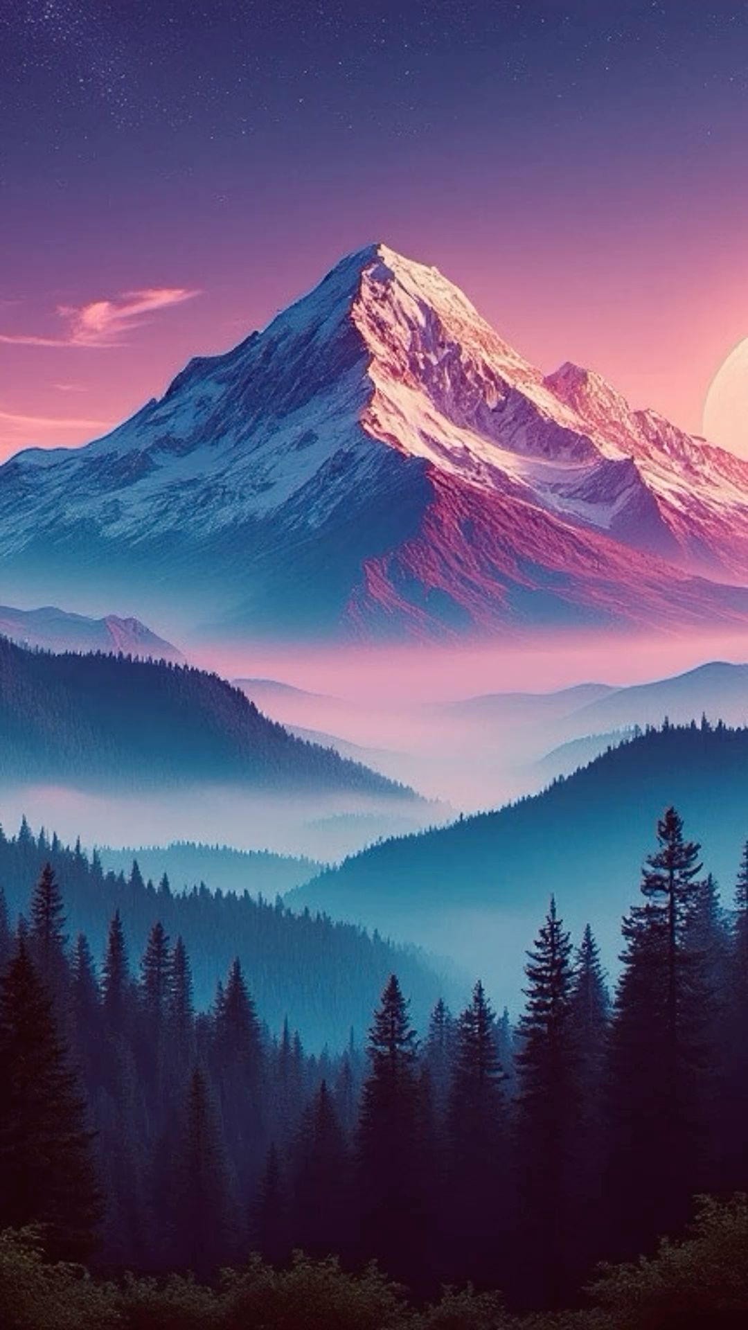 Mountain Peaks Horizon Download Wallpapers