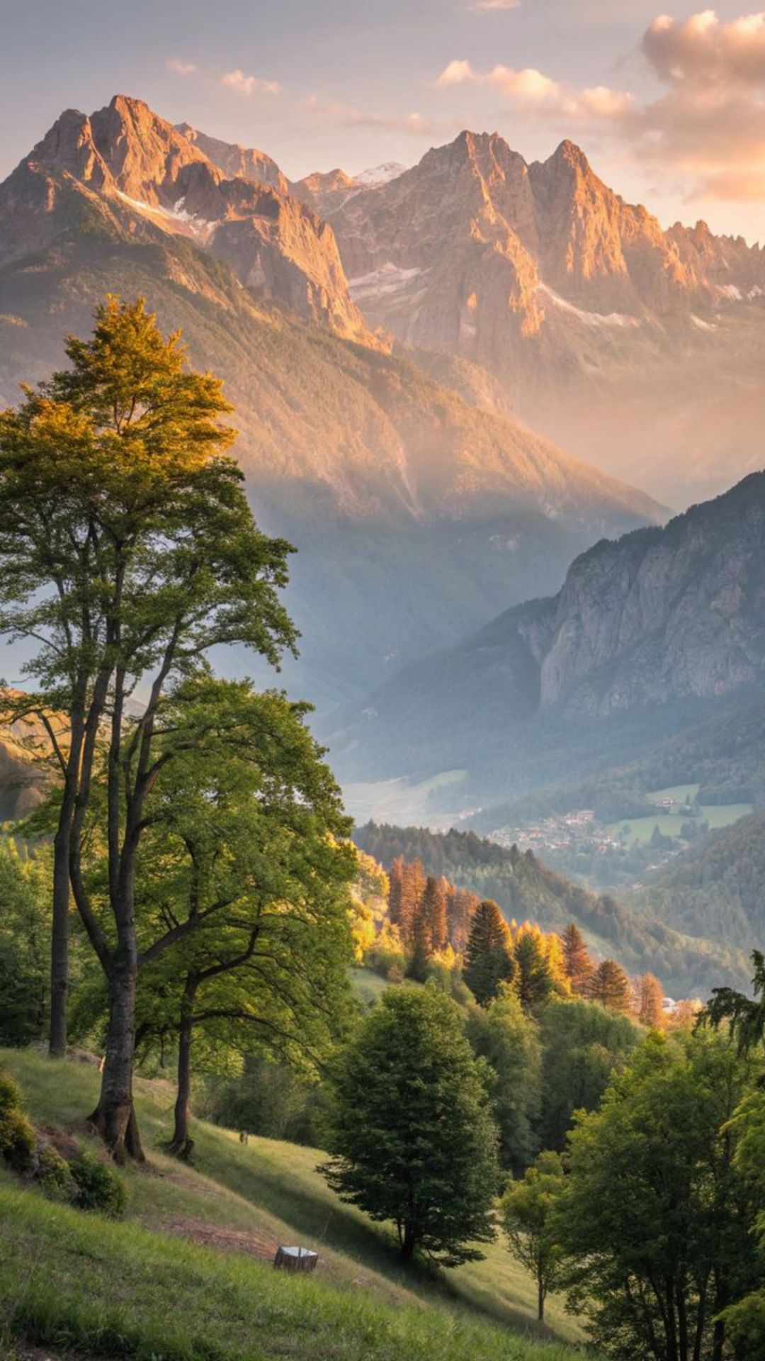 Lush Green Mountain Landscape Download Wallpapers