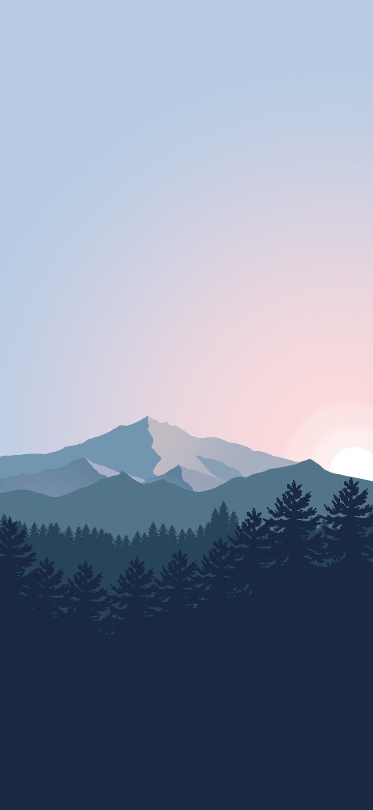 Majestic Sunset Mountain Horizon Download Wallpapers