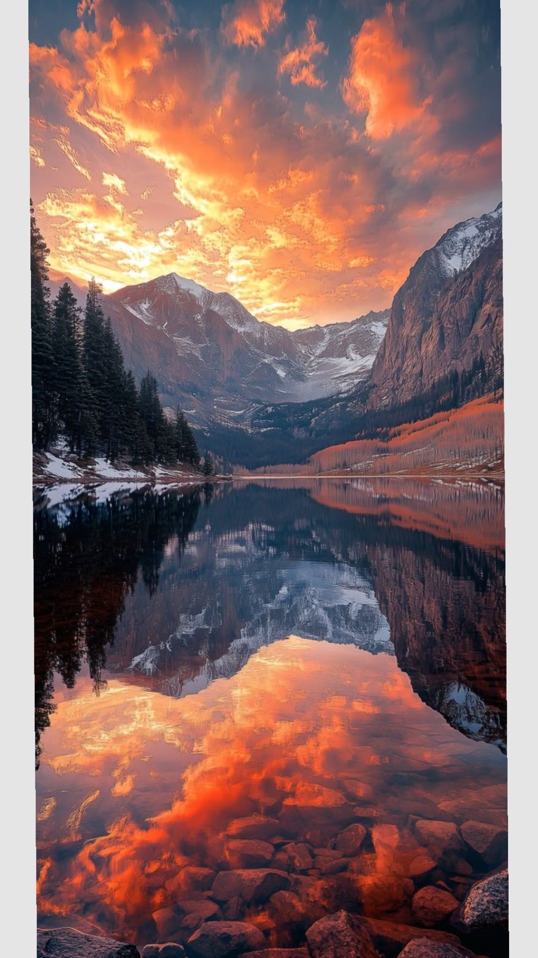 Serene Mountain Scenic Landscape Download Wallpapers