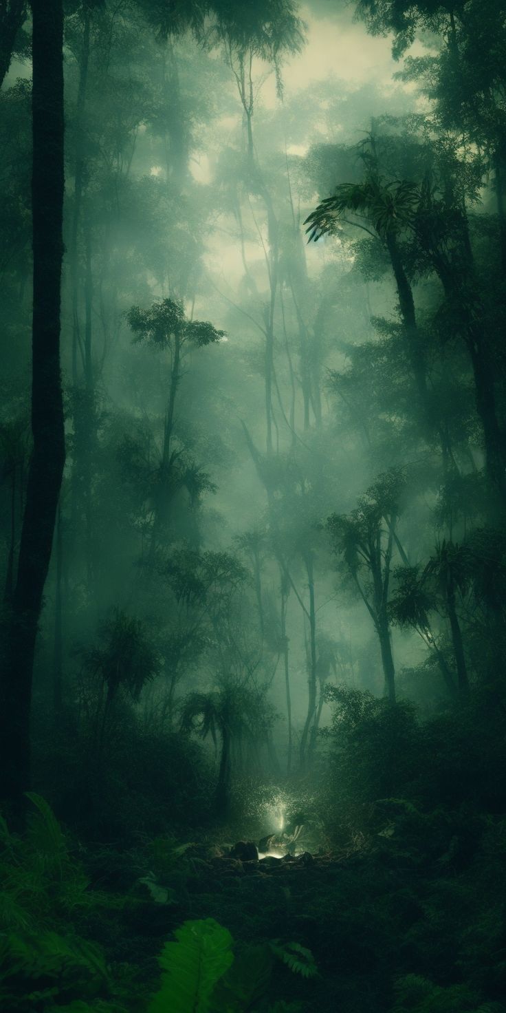 Serene Forest Dawn Landscape Download Wallpapers