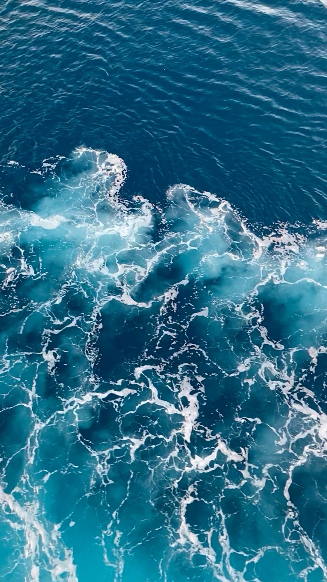 Ocean Waves Aerial View Download Wallpapers