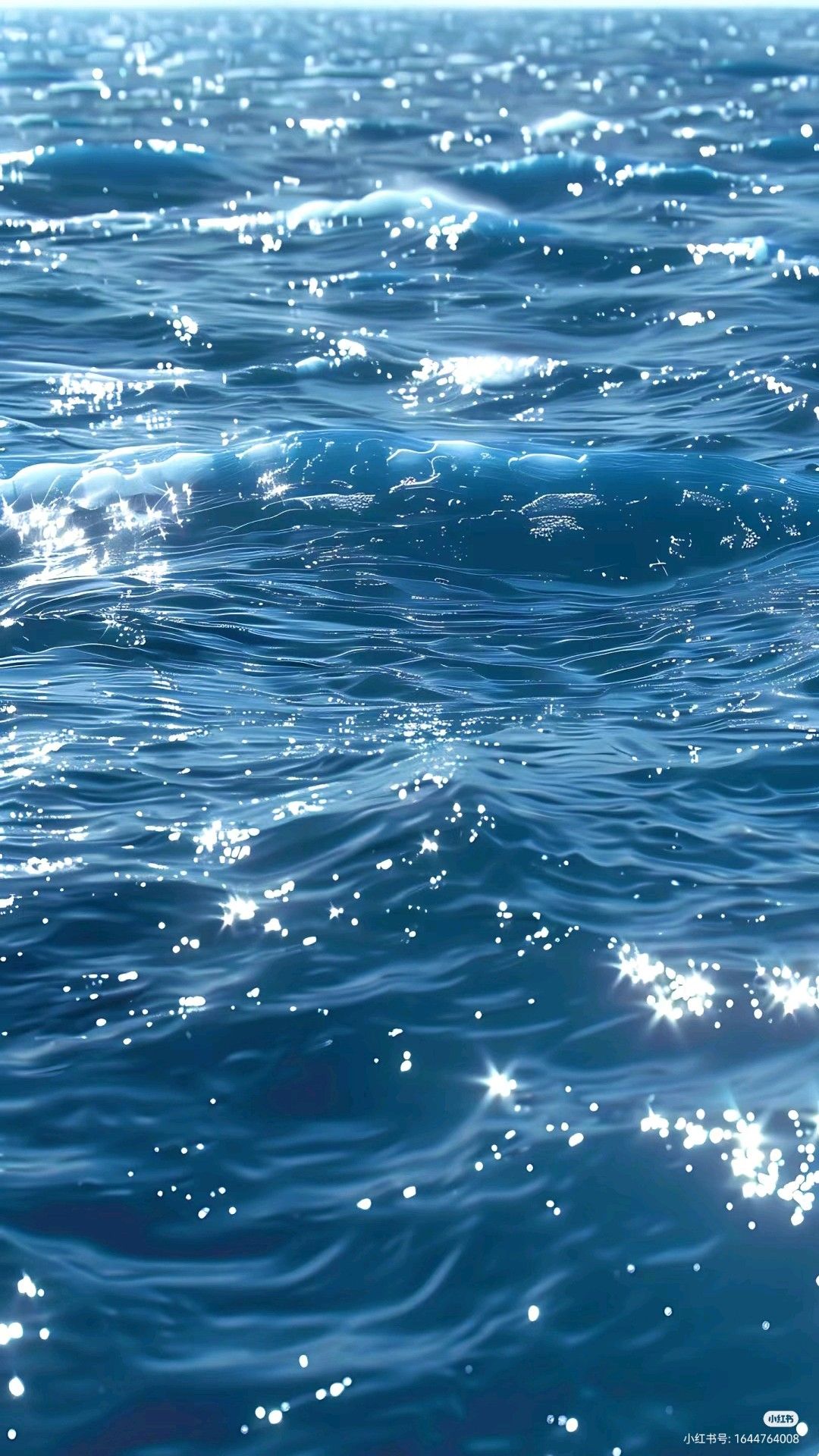 Blue Waters with Bubbles Download Wallpapers