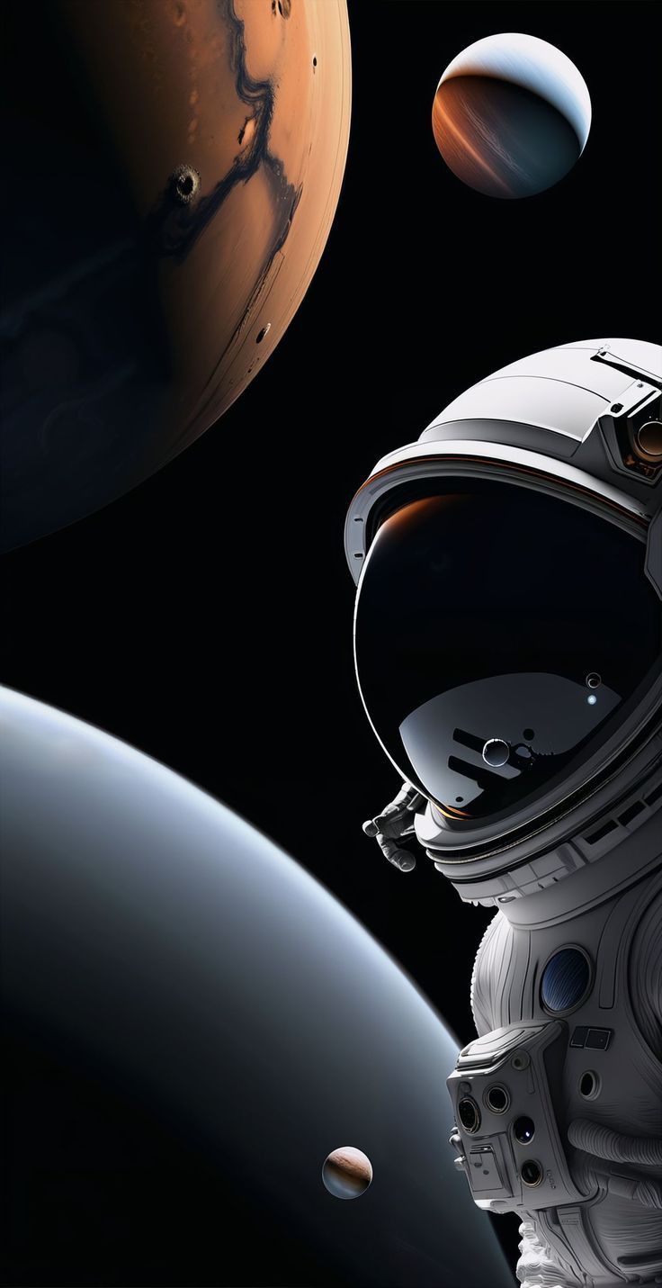 Astronaut in space Download Wallpapers