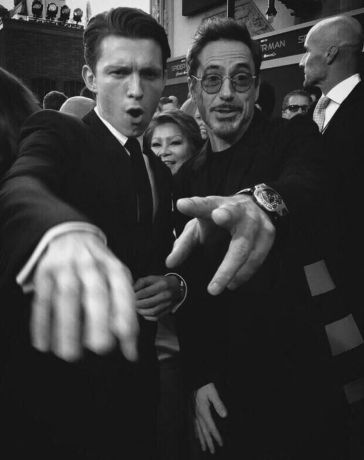 Tom Holland & Robert Downey Jr Download Wallpapers
