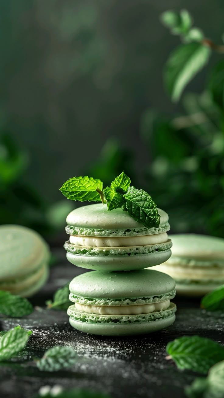Green Macaroon Download Wallpapers