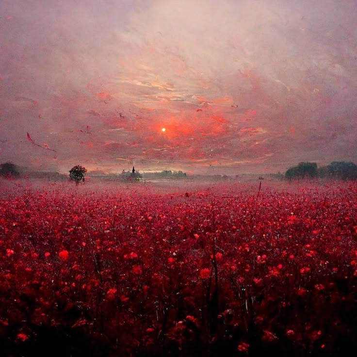 Red flowers Download Wallpapers