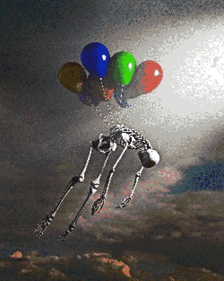 Floating bones Download Wallpapers