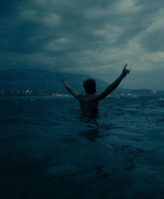 Night swim Download Wallpapers