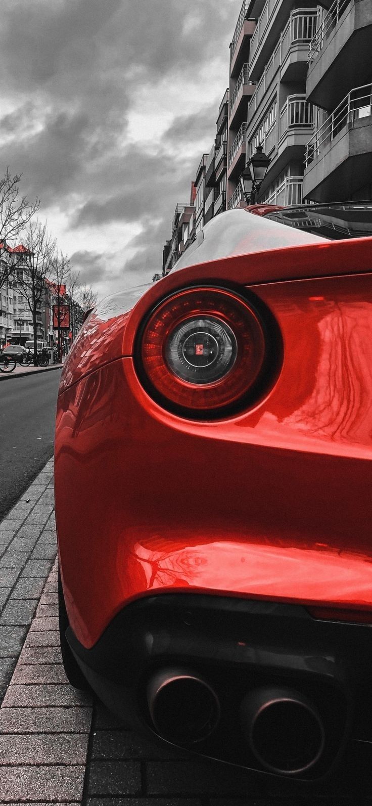 Behind my car Download Wallpapers