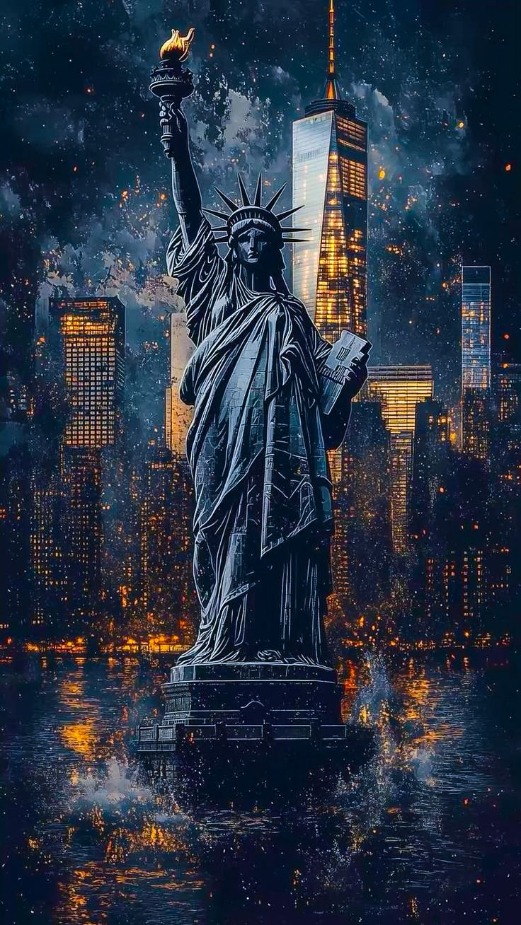 Statue of lady liberty Wallpaper Download