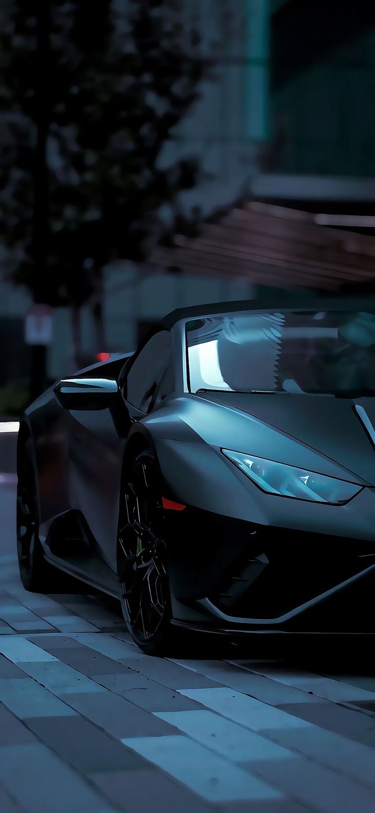 Luxury black sports car wallpaper download