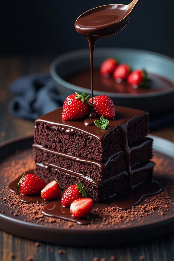 Candy and strawberries Wallpaper Download