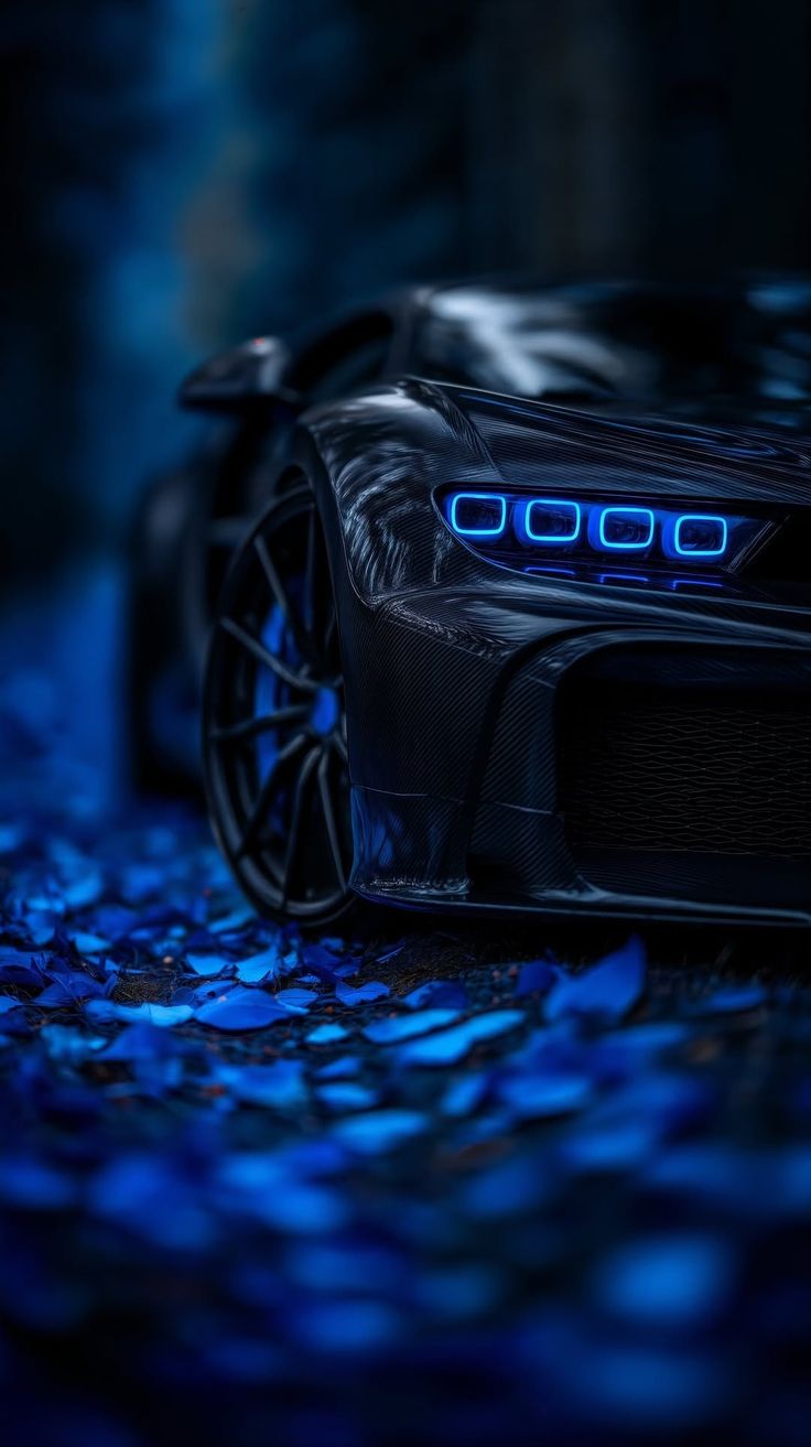 Car with Blue all-around