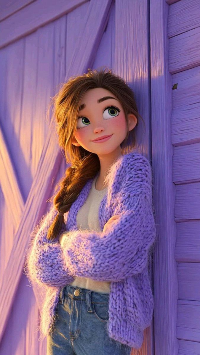 Her colorful looks 4k wallpaper Download