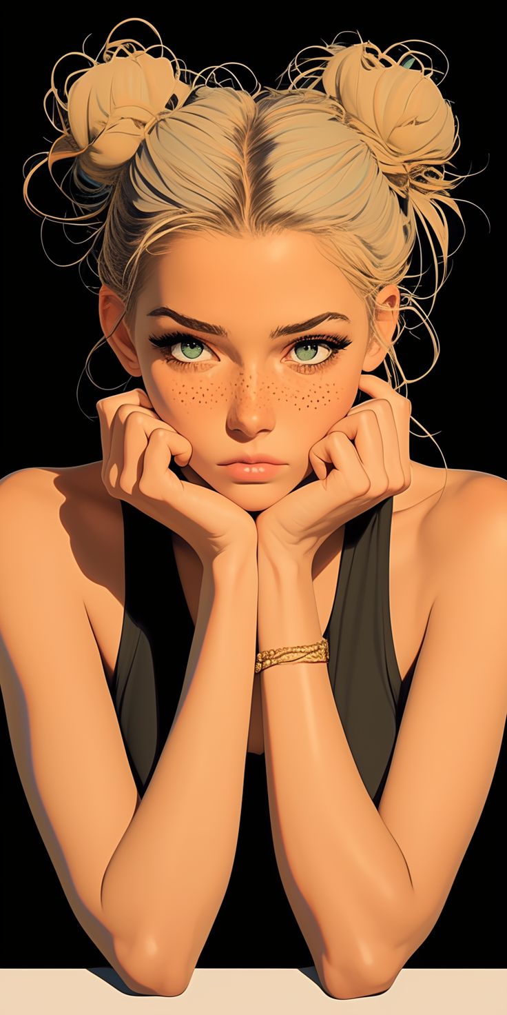 Sad beautiful face 4k wallpaper