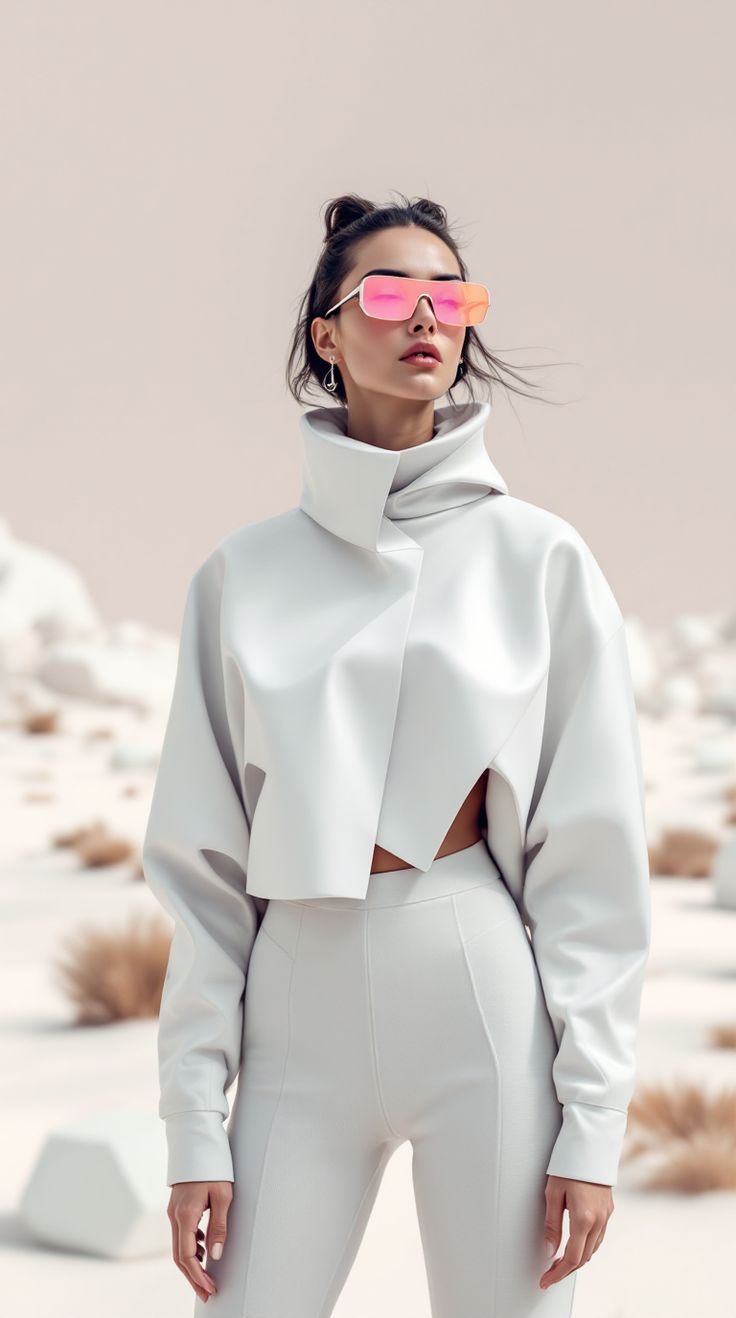 She on white 4k wallpaper