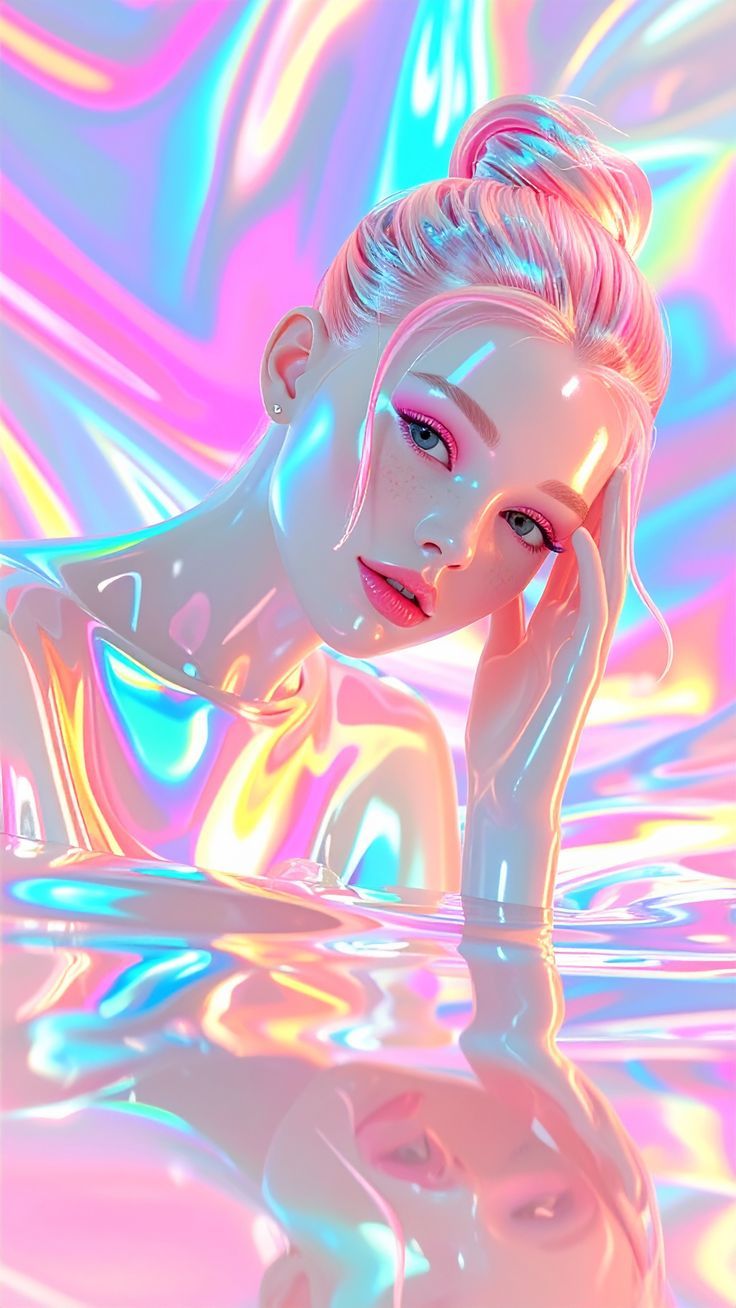 Shiny lady 4k wallpaper