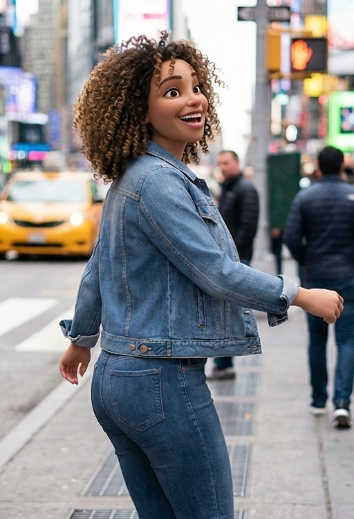 She smiling in NYC | Ari Store